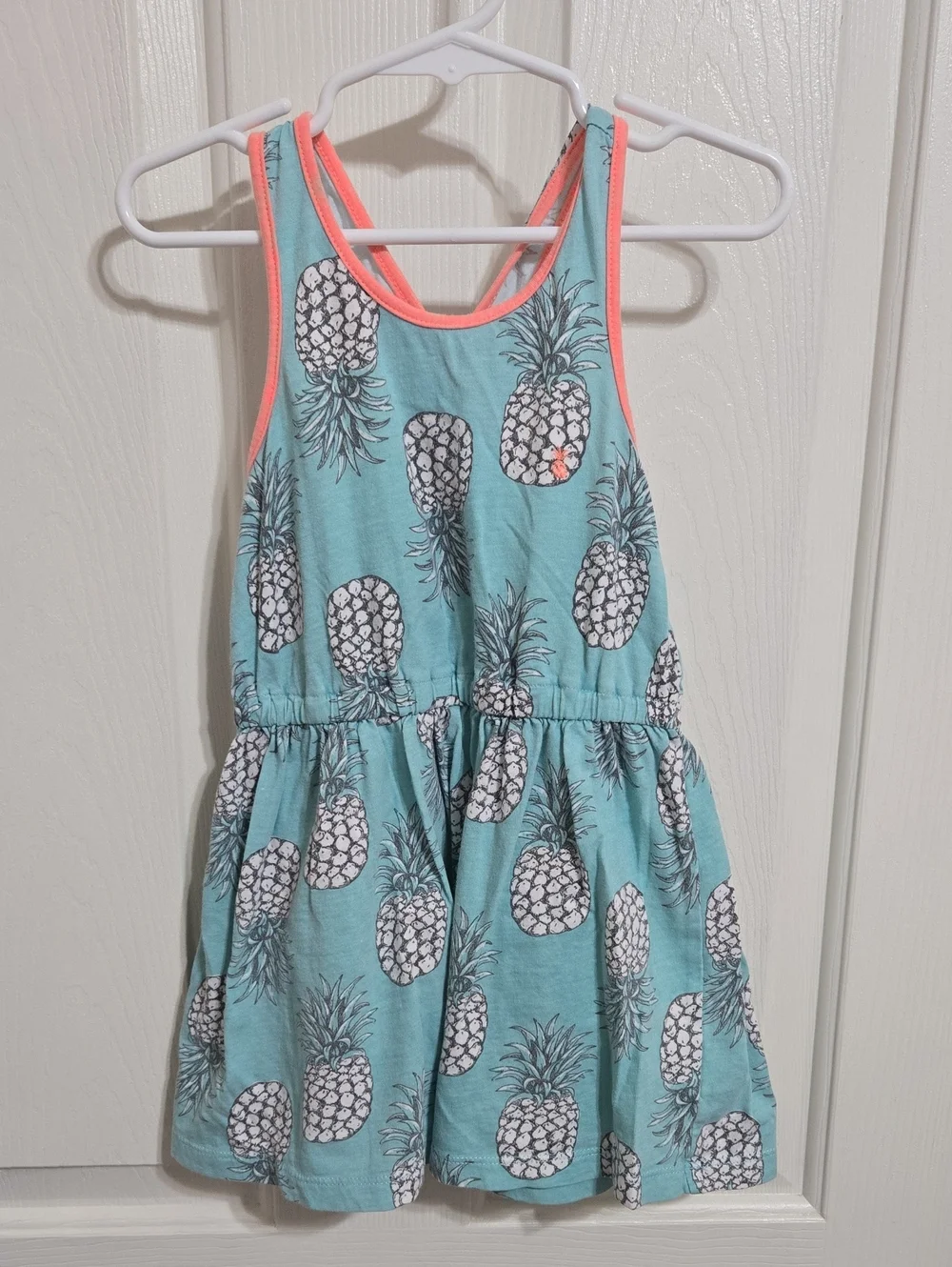 Vibrant Carter's Pineapple Play Jersey Sundress